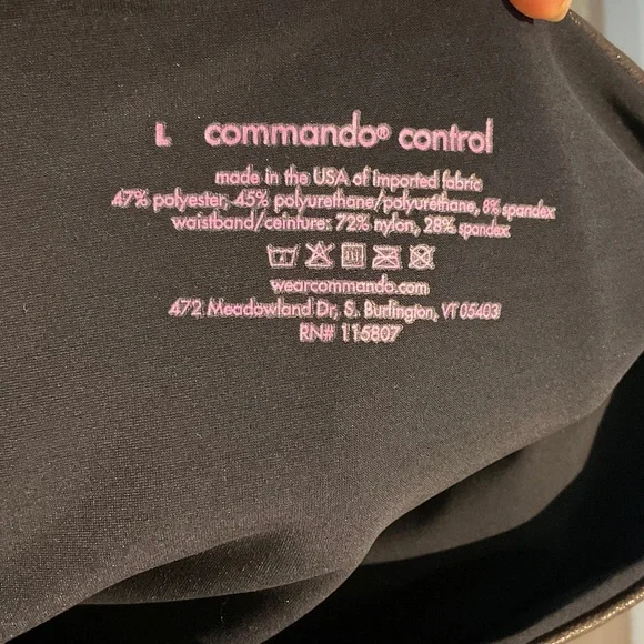 Commando Control Espresso Faux Leather Leggings NWT - Picture 6 of 10